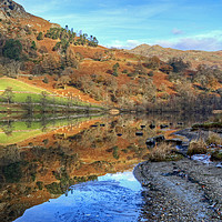 Buy canvas prints of Autumn at Rydal by Jamie Green