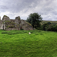 Buy canvas prints of Pendragon Castle by Jamie Green