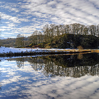 Buy canvas prints of River Brathay Reflections by Jamie Green