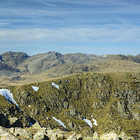 Buy canvas prints of The Scafell Range by Jamie Green