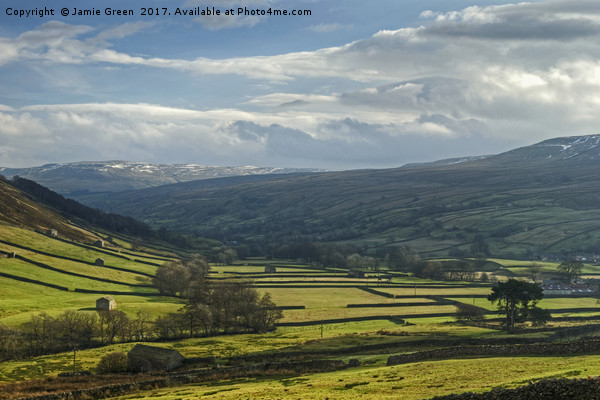 Swaledale Picture Board by Jamie Green