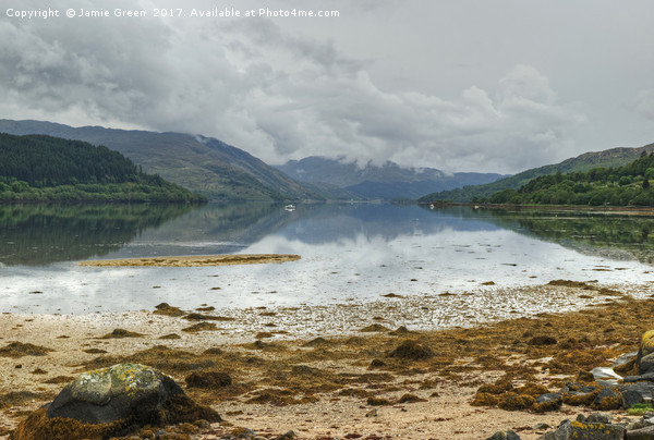 Loch Sunart Picture Board by Jamie Green
