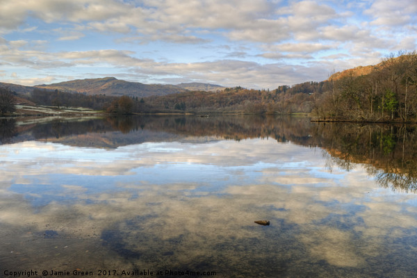 Rydal Water Picture Board by Jamie Green