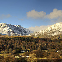 Buy canvas prints of Torver and The Coniston Fells by Jamie Green