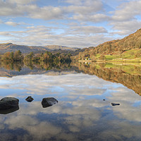 Buy canvas prints of Rydal Water in Autumn by Jamie Green