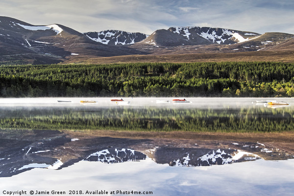 Reflections in Morlich Picture Board by Jamie Green