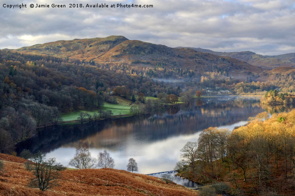 Grasmere in November Picture Board by Jamie Green