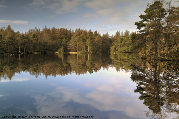 The Tranquil Tarn Picture Board by Jamie Green