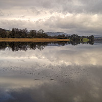 Buy canvas prints of Esthwaite Water in January by Jamie Green