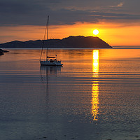 Buy canvas prints of Loch Shieldaig Sunset by Jamie Green