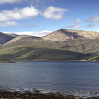 Buy canvas prints of Loch Ainort and the Red Cuillins by Jamie Green