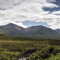 Buy canvas prints of The Red Cuillin of Skye by Jamie Green