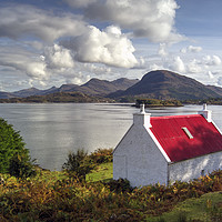 Buy canvas prints of The Croft By The Loch by Jamie Green