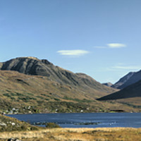 Buy canvas prints of A Torridon Panorama by Jamie Green