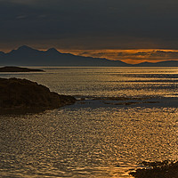 Buy canvas prints of A Hebridean Sunset by Jamie Green
