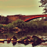 Buy canvas prints of Arley Bridge by Danny Thomas