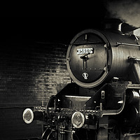 Buy canvas prints of 45407 Steam Train by Castleton Photographic