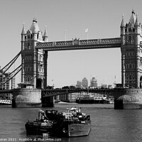 Buy canvas prints of Tower Bridge London by Aidan Moran