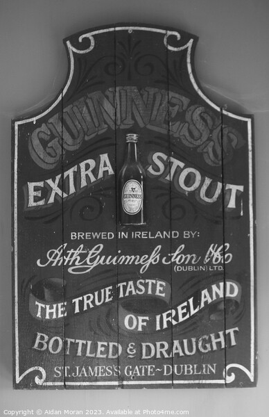Guinness Sign  Picture Board by Aidan Moran