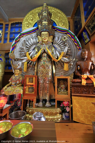 Statue of Avalokitesvara   Picture Board by Aidan Moran