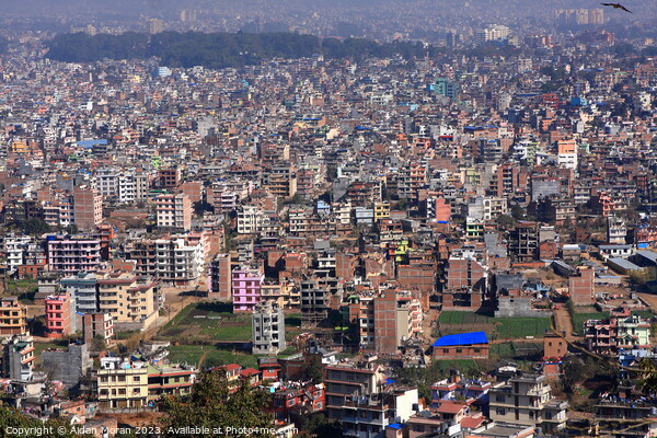  Kathmandu City - Nepal Picture Board by Aidan Moran