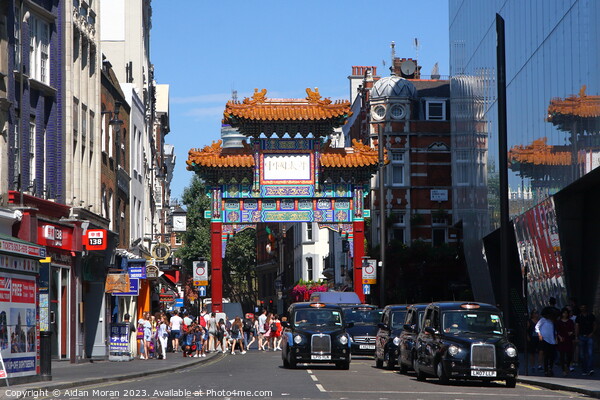 Chinatown - London Picture Board by Aidan Moran
