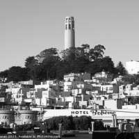 Buy canvas prints of Colt Tower in San Francisco Cityscape  by Aidan Moran