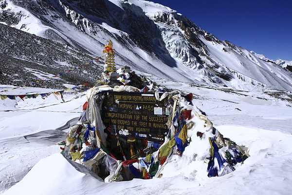 Thorung La Pass - Annapurna Circut - Nepal Picture Board by Aidan Moran