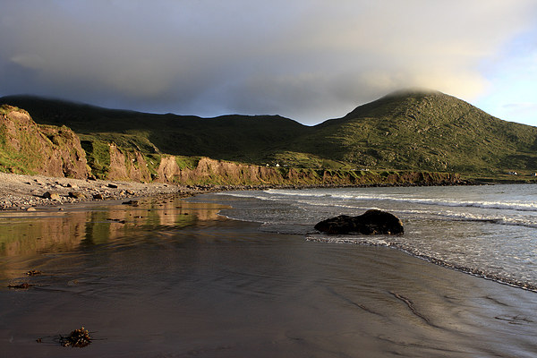  Seaside Reflections County Kerry Ireland Picture Board by Aidan Moran