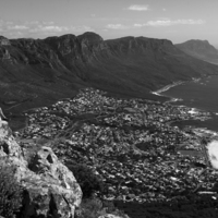 Buy canvas prints of  Camps Bay View Cape Town  by Aidan Moran