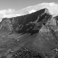 Buy canvas prints of  Table Mountain Cape Town by Aidan Moran