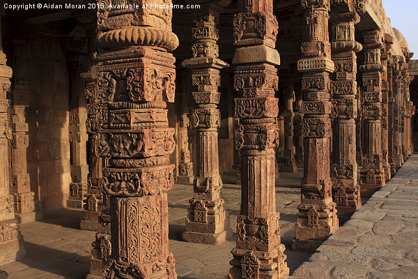  Decorative Pillars Qutab Minar  Picture Board by Aidan Moran