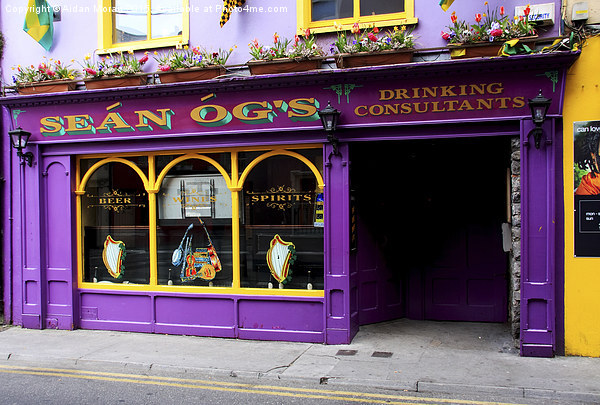  Colourful Irish Pub Picture Board by Aidan Moran