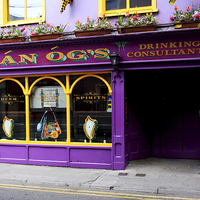 Buy canvas prints of  Colourful Irish Pub by Aidan Moran