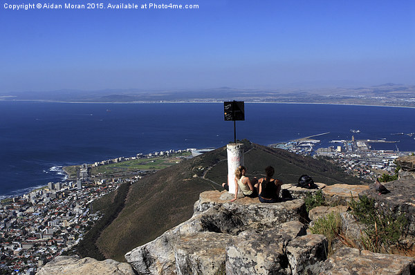  Lions Head View Cape Town Picture Board by Aidan Moran