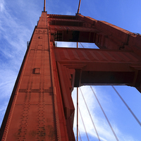 Buy canvas prints of  Golden Gate Tower  by Aidan Moran