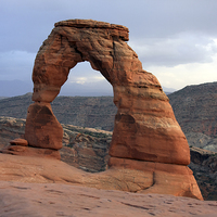 Buy canvas prints of  Delicate Arch Arches National Park Utah  by Aidan Moran