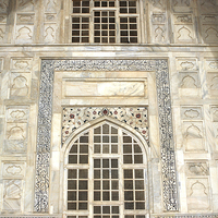Buy canvas prints of  Taj Mahal Facade Agra India by Aidan Moran