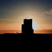 Buy canvas prints of   Briens Tower At Sunset  by Aidan Moran