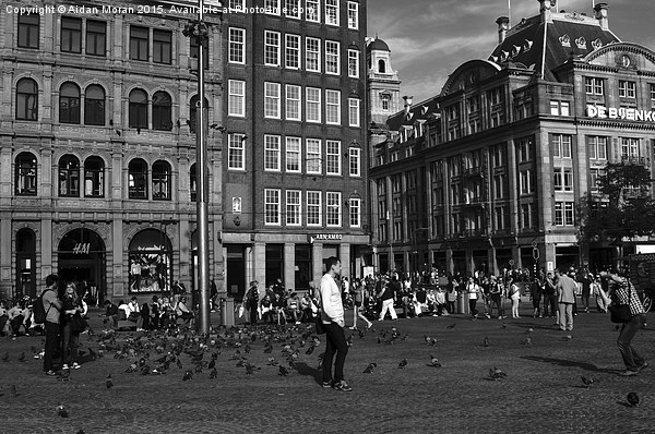  Dam Square Amsterdam  Picture Board by Aidan Moran
