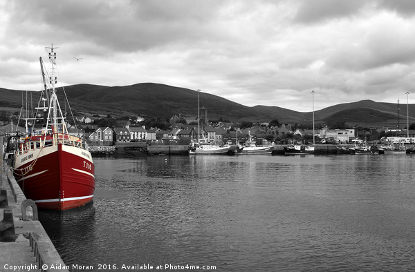 Red Fishing Trawler  Picture Board by Aidan Moran