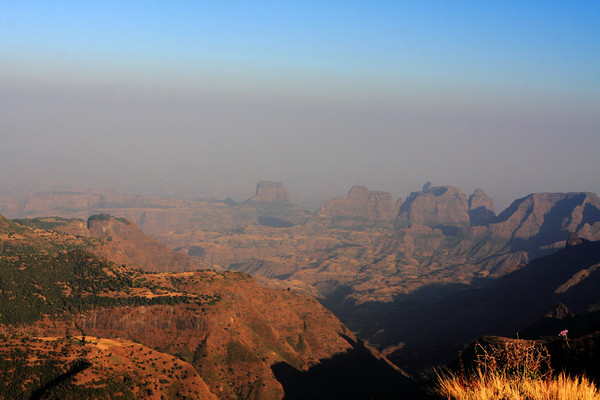 Simien Mountains At Sunset, Ethiopia  Picture Board by Aidan Moran