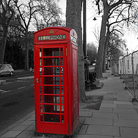 Buy canvas prints of London Telephone Box  by Aidan Moran