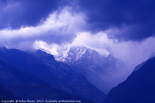 Himalayan Light  Picture Board by Aidan Moran