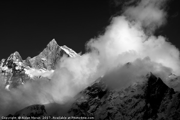 Himalayan Mountain Peak  Picture Board by Aidan Moran