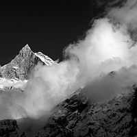 Buy canvas prints of Himalayan Mountain Peak  by Aidan Moran