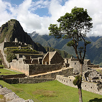 Buy canvas prints of Central Plaza At Machu Picchu   by Aidan Moran