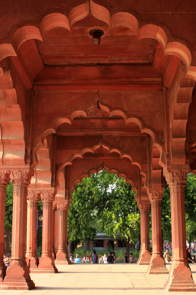 Engrailed Arches, Red Fort, New Delhi, India  Picture Board by Aidan Moran