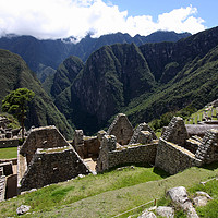Buy canvas prints of Machu Picchu Residential Sector  by Aidan Moran