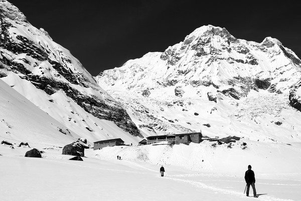 Annapurna South And Base Camp Picture Board by Aidan Moran